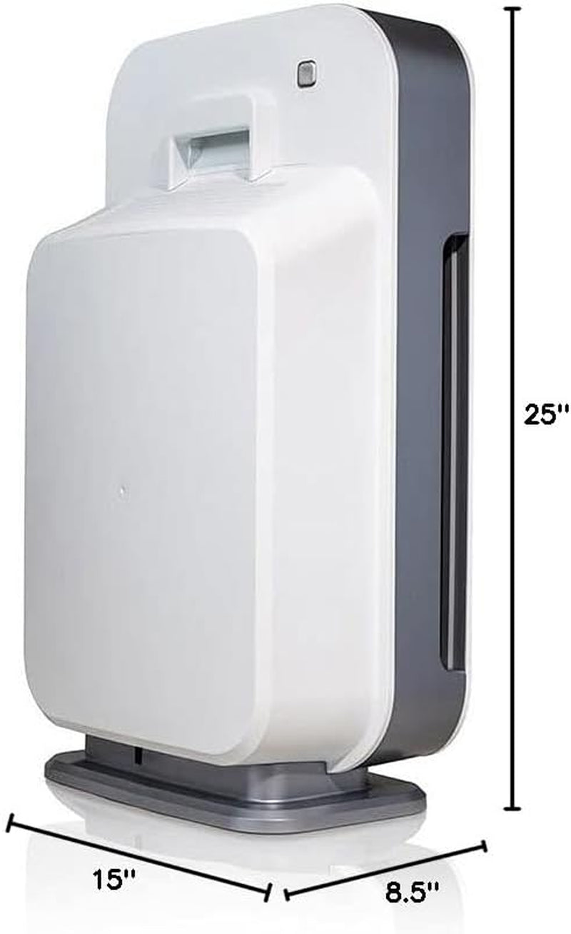 Air Purifier Breathesmart Flex HEPA with Pure Filter | 1400 Sq. Ft | Perfect for Bedrooms & Home Offices - Captures Allergens, Dust, & Mold - White